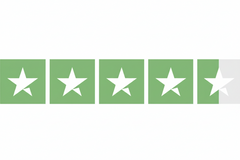 Trustpilot stjerner