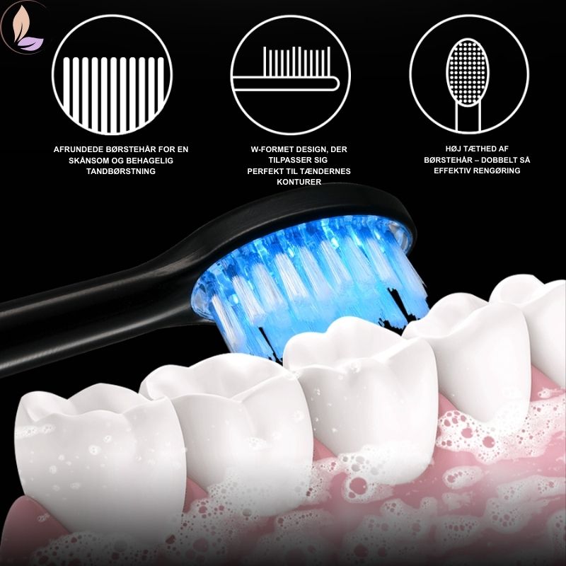 Elektrisk LED Tandbørste med LED lys!