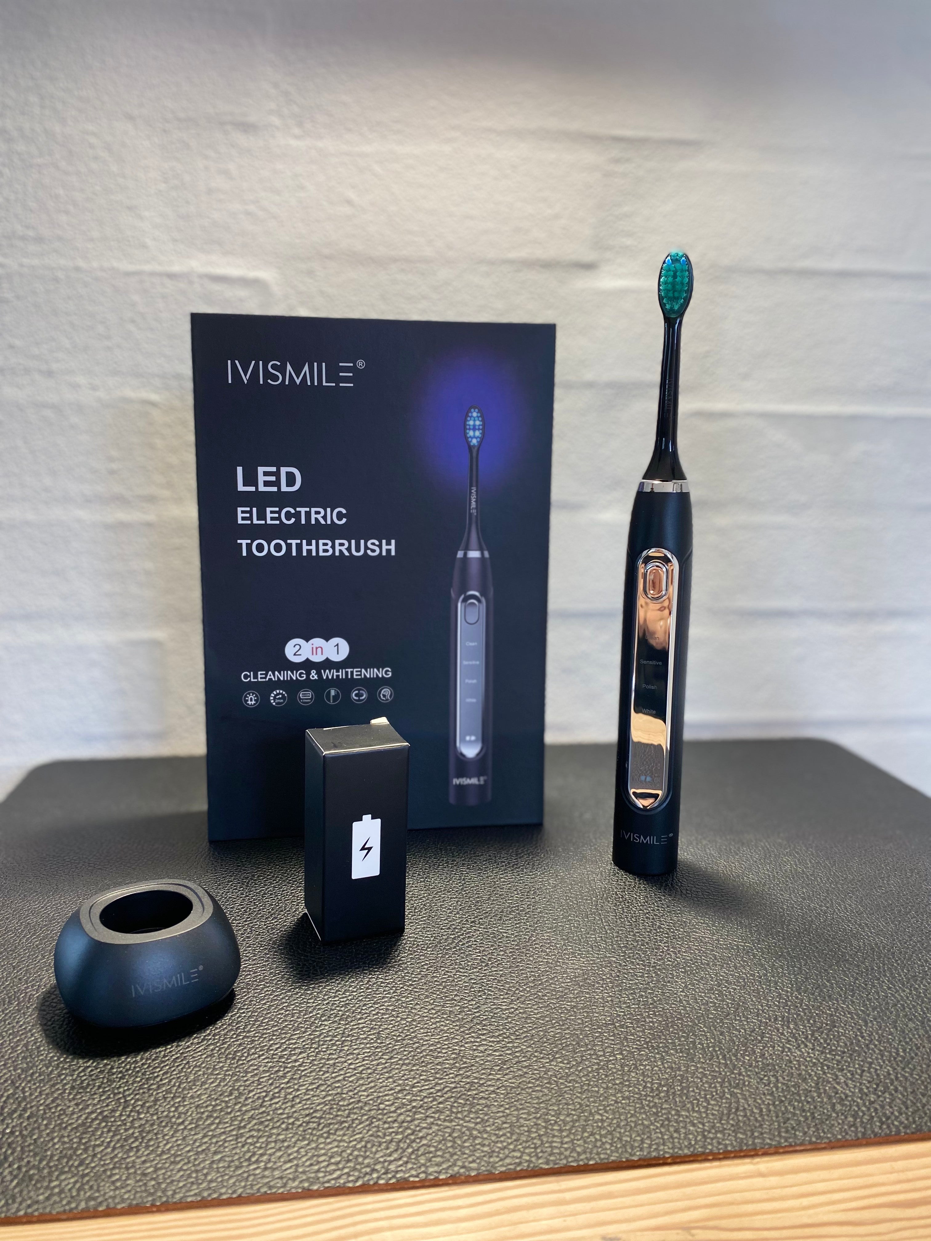 Elektrisk LED Tandbørste med LED lys!