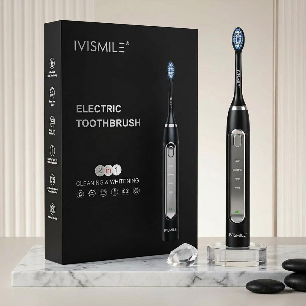 Elektrisk LED Tandbørste med LED lys!